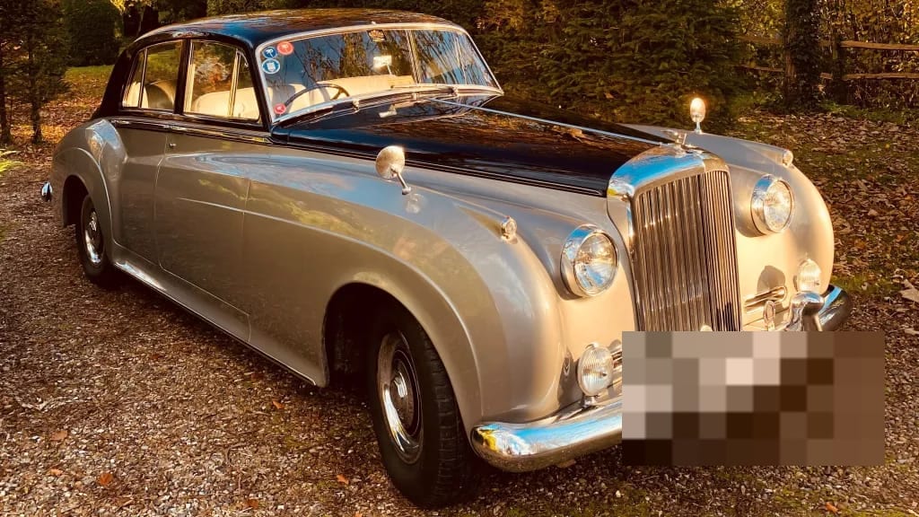 Silver 1959 Bentley S2 classic saloon