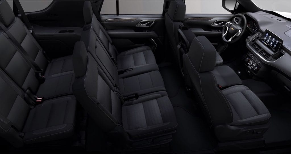 Black Chevrolet Tahoe executive SUV