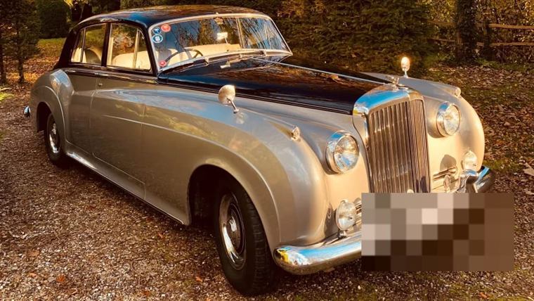 Silver 1959 Bentley S2 classic saloon